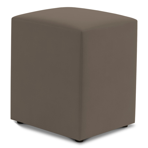 Puff Decorativo Sala De Estar Quadrado 36x47cm Suede Capuccin