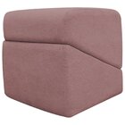 Puff Decorativo Sense Quadrado Boucle Persa Rose