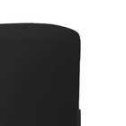 Puff Decorativo Thor Ferro Base Preta Veludo Preto - Montanar