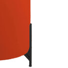 Puff Decorativo Thor Ferro Base Preta Veludo Terracota  - Mon