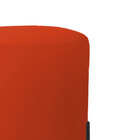 Puff Decorativo Thor Ferro Base Preta Veludo Terracota  - Mon