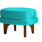 Puff Decorativo Tiffany Em Veludo Artêmio