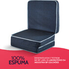 Puff Dobrável Solteiro 3 Em 1 Multiuso 100 Espuma D33 Bf Colc