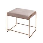 Puff Dubai Luxo Metálica Bronze