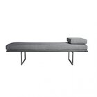 Puff Em Linho 160cm Galli  Cinza