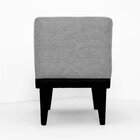 Puff Em Linho Pés Em Madeira Boreal Cabecasa Madeiraoriginals