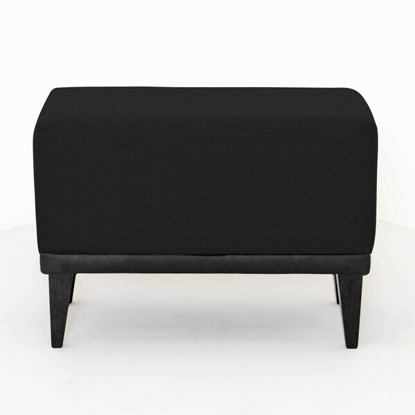 Puff Em Linho Pés Em Madeira Boreal Cabecasa Madeiraoriginals