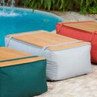 Puff Em Outdoor Com Tampo Trancoso Cinza