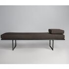 Puff Em Veludo 140cm Galli  Marrom