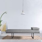 Puff Em Veludo 160cm Galli  Marrom