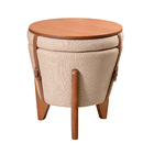 Puff Flex Zeus Linhão Bege My House