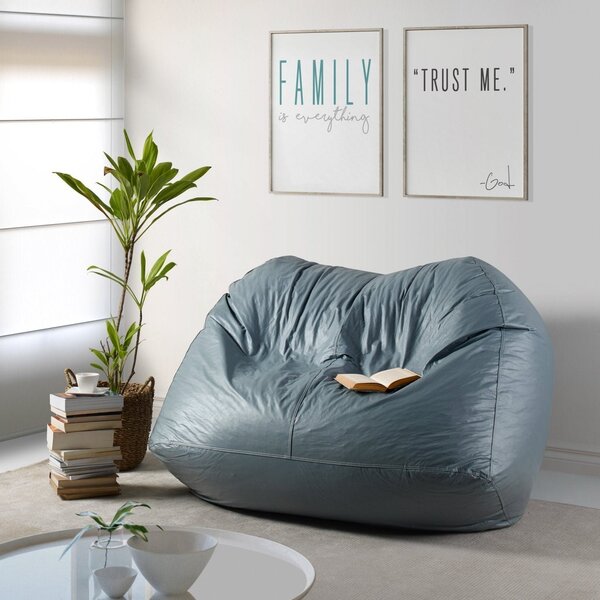 Puff Fofão 130cmx140cmx80cm Mega Espresso Móveis Cinza