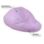Puff Fofão Pop - Lilás