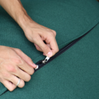 Puff Garden Buclê Impermeável - Cor: Verde Floresta