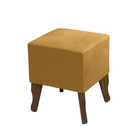 Puff Glamour Amarelo - Comprar Moveis Em Casa