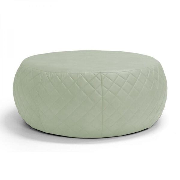 Puff Golf 105 Cm Tressê Corino Bege Claro