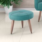 Puff Havana  Veludo Verde Menta