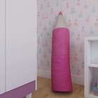 Puff Infantil Lápis Em Rosa