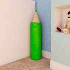 Puff Infantil Lápis Em Verde Limão