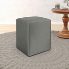 Puff Izar / N-023 Veludo Cinza Claro