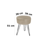 Puff Jb 9002 Bege - Jb Bechara