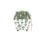 Puff Juvenil Cactos Com Rodízios - Branco