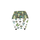 Puff Juvenil Cactos Com Rodízios - Branco