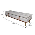 Puff Linho 140cm Drop Sofáni Bege