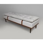 Puff Linho 180cm Drop Sofáni Bege