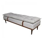 Puff Linho 180cm Drop Sofáni Bege