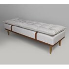 Puff Linho 180cm Drop Sofáni Bege/mel