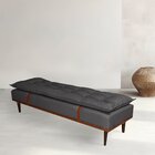 Puff Linho 180cm Drop Sofáni Cinza