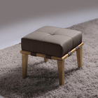 Puff Livia 45cm Sfn Marrom E Natural