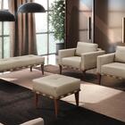 Puff London Luxo Madeira Maciça