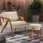 Puff Lotus Luxo Madeira Maciça