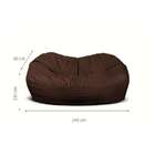Puff Mega Marrom