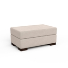 Puff Milão Grande Suede Areia