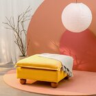 Puff Modular Com Pé Bolinha Sôma Cabecasa Madeiraoriginals Mo