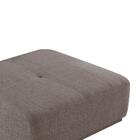 Puff Modular Dalí Poliéster Cinza