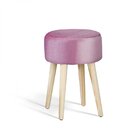 Puff Moeda Daf Mobiliário Rosa