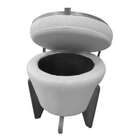 Puff Multiuso Apolo Amarelo E Imbuia