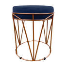 Puff Multiuso Com Mesa Babu 2 Em 1 Suede Azul Marinho Base Co