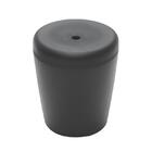 Puff Multiuso Corpo E Tampa Em Plastico Preto