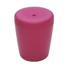 Puff Multiuso Corpo E Tampa Em Plastico Rosa