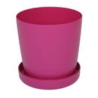 Puff Multiuso Corpo E Tampa Em Plastico Rosa