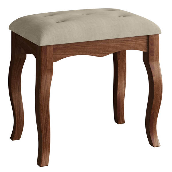 Puff Multiuso Retangular Madeira Capitone Closet E Quarto - I