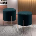 Puff Odim Luxo Metálica Bronze