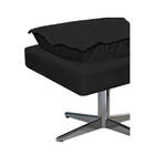 Puff Opala Base Giratória De Metal Corano  - Doce Sonho Móvei