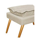 Puff Opala Palito Corano - Amarena Móveis - Bege