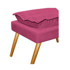 Puff Opala Palito Corano Pink - Amarena Móveis